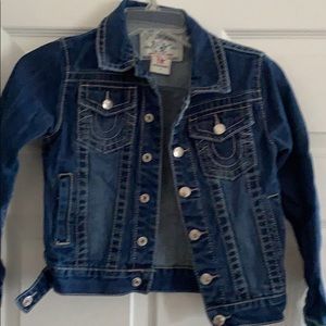Blue jean jacket True Religion